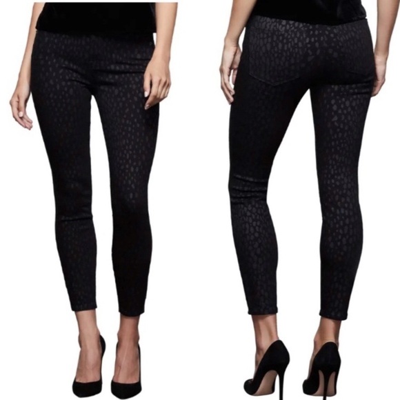 Good American Denim - Good American Good Legs Crop Foil001 Leopard Size 25